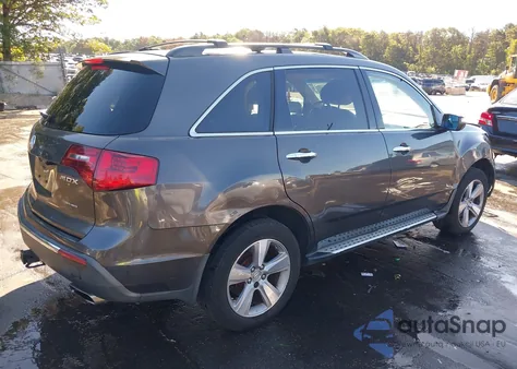 2012 Acura Mdx из США, поврежденный, VIN 2HNYD2H20CH516443